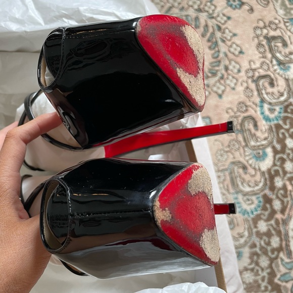 Christian Louboutin Exagona 160 patent black 37.5 - Picture 12 of 16
